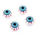 Motorbike Car Blue+White Wheel Tyre Tire Valve Dust Stem Air Cap Pack of 4