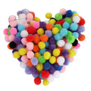 300PCS Plush Ball Handmade Material DIY Jewelry Accessories Multicolor 2.5cm