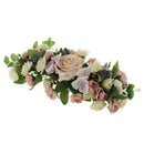 Artificial Silk Rose Flower Garland Door Lintel Wreath Home Wedding Venue Decor
