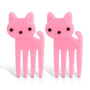 10* Cute Animal Food Fruit Picks Forks Lunch Bento Box Accessory Decor Tool