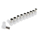 10pcs Right Angle 90 Degree RF Coaxial Coax TV Aerial Female Connector Plug