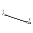 Right Angle 15cm 6.35mm Male to Male Guitar Patch Cable for Effect Pedals