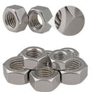 250 Pcs/Set M1.6 M2 M2.5 M3 M4 Carbon Steel Hex Nut Assortment Kit Hexagon  U7W4