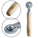 Car Truck Tire Repair Patch Stitch Wheel Roller Wood Handle Puncture Tool Hot
