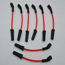 Set of 8 Racing Ignition Spark Plug Wire Set Red 10mm for Chevrolet LS1