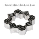 4pcs/set European Wedding Frame Cookie Cutters Biscuits Stainless Steel Too I7I2