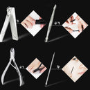 Nail Care 12 Piece Manicure Set Cutter Cuticle Clipper Pedicure Kit Case ZUV