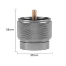 Outdoor Camping Propane Tank Adapter Stove Canister Head Converter Fitting