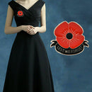 Red Poppy Flower Brooch Pin Broach Lapel Enamel Remembrance Badge Banquet Gift !