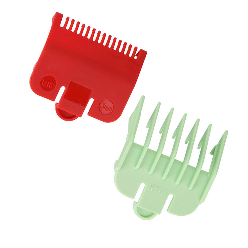 2 x 1/8'' 1/16'' Standard Hair Clipper Attachment Comb Trimm Guide Comb Set