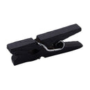 100 Mini wooden pegs (Black)