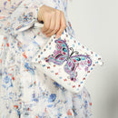 DIY Butterfly Special Shaped Diamond Painting Leather Chain Messenger Bag Wal