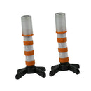 2x LED Emergency Road Flares Roadside Beacon Safety Strobe Light  Orange