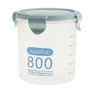 Cereal Container Storage Containers Flour Container Keeper Blue 800ml