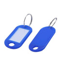 Key Ring Tags (50PCS blue) X4S4