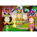 5D DIY Full Drill Diamond Painting Cartoon Birds Cross Stitch Embroidery