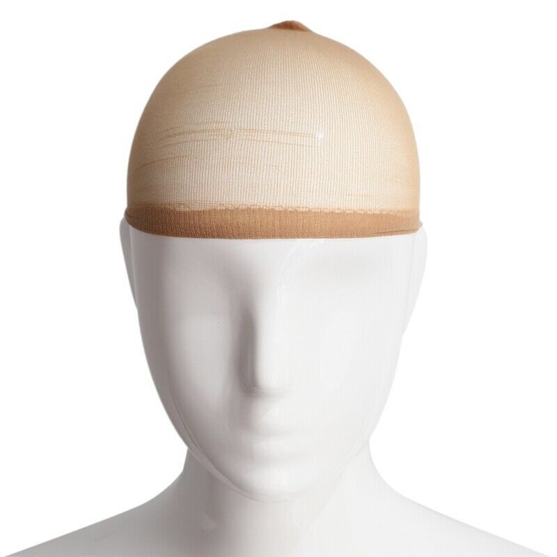 Wig cap unisex smooth wig hairnet cap Snood - 2 pieces (skin color) P4N9