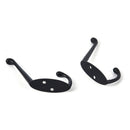 9 Pack Coat Hooks Wall Mounted for Hat Hardware Dual Prong Retro Coat Hanger Gn