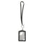 Black Rhinestone Bling Crystal Lanyard Sling Vertical Card ID Badge Holder  A#S
