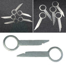 2X Car Radio Release ironing Key For Skoda Audio Disassembly Tool X9F0 C1H9