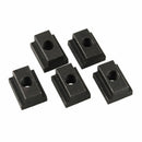 5x Black Oxide Finish T-Slot Nuts M8/M10 Threads for T-slots 2.2*1.8*1.2CM