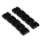Shoelace Buckle Non-slip Outdoor Stopper Rope Clip Clamp Cord Lock 10 PCS MO