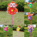 Lovely Cartoon Handmade Windmill Wind Spinner Kids Toys Yard Garden Decor3 Gw