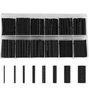 532Pcs Heat Shrink Tubing Black Heat Shrink Tube Wire Shrink Wrap Ratio 2:1