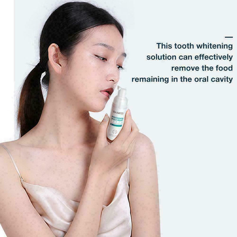 Fresh Shining Tooth-Cleaning Mousse Toothpaste TEETH WHITENING Hygiene NEW U8V1