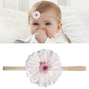 Baby Girl Super Stretchy Headband Big Lace Petals Flower Baby Hair Band New