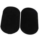 Pair Iron On Flocking Fabric Elbow Knee Patches for Clothes Sweater Trousers