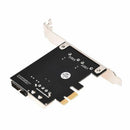 Super Speed 2-Port USB 3.0 PCI-E PCI Express 19-pin USB3.0 15-pin SATA Conn