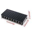 8-Port 10/100Mbps EthernetNetwork Switch HUB Desktop Fast LAN Switcher AdapterJ_