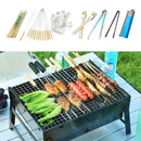 8Pcs Set Long Skewers Kitchen Outdoor BBQ Tools BBQ Grill Accessories