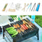 8Pcs Set Long Skewers Kitchen Outdoor BBQ Tools BBQ Grill Accessories