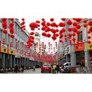 6pcs new year 2020 paper lantern chinese festival red lantern pendant Decor JR