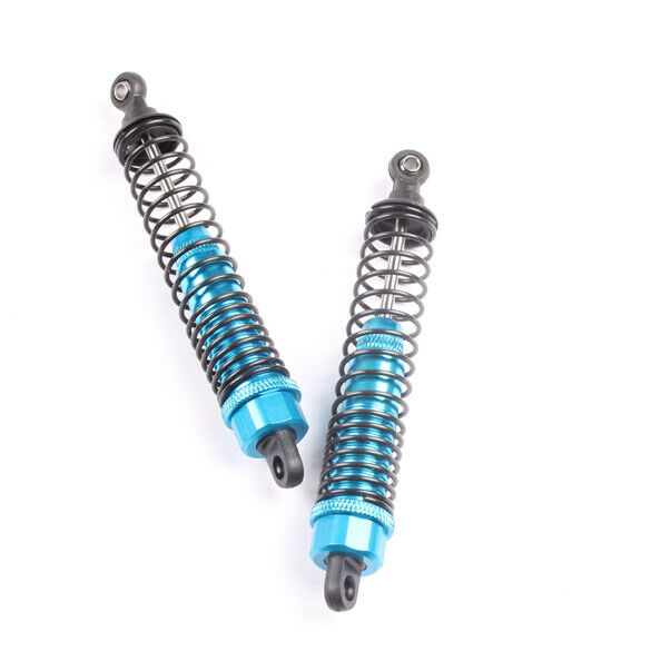 2x 108mm Adjustable Aluminum Shock Absorber for RC Truck Car Blue