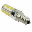 Dimming LED Corn Bulb Mini Silicone lamp 72 Leds SMD 4014 E12 220V 200V-240
