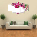 5pcs/set Modern Abstract Art Wall Decorative Painting Canvas Butterfly Print