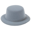 Ladies Mini Top Hat Fascinator Burlesque Millinery--Shallow Gray B5K1