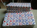 Living Up 100 Pcs  Standard Plastic 10mm Game White Dice Die Toys OZ