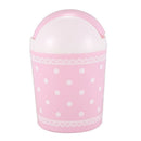 Design of lace garbage pink garbage can B9M5