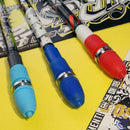 22CM Champion Spinning Non Slip Rolling Light Pen Coated Spinning Pen W1A0