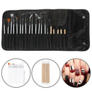 20x/Set Nail Art Decorations Brush Set Tool Professional Painting Nail Pen+BagOZ