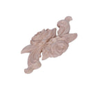 1X Rubber Wood Carved Corner Craft Onlay Applique Furniture Door Home Decor B6X7