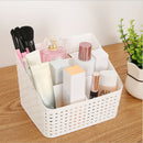 Cosmetics Storage Box, Skin Care Makeup Organizer Display Case, in Rattan A