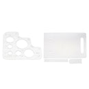 4Pcs Acrylic Template Stencil Handcrafting Set For Leather Pattern Craft DIY