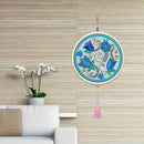 Flower Diamond Painting Pink Tassels Special Shape Full Drill Home Pendants