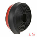 1Pc New 2.5M Car Front Bumper Lip Spoiler Splitter Skirt Rubber Protector Body