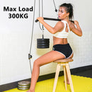 Fitness Steel 300kg Load Bearing Pulley Lifting Workout DIY Cable Silent Pulley
